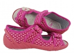 20-33-378 AMARANT KOTWICA różowe w kotwiczki sandałki - sandały profilaktyczne  - kapcie obuwie dziecięce Renbut  26-30 - galeria - foto#3