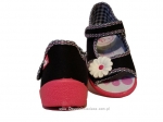 0-13-138L granatowo różowe sandałki kapcie wcz.dziecięce buty Renbut - galeria - foto#2