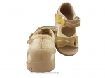 01-065P111 SUNNY ZŁOTE sandałki sandały profilaktyczne kapcie obuwie dziecięce Befado  20-25 - galeria - foto#2