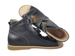 8-B-26cz D BAJBUT czarne buty sandałki trzewiki kapcie ortopedyczne profilaktyczne dziecięce  : WKŁADKI SKÓRZANE ORTO SUPINUJĄCE :   35-39  Bajbu - galeria - foto#3