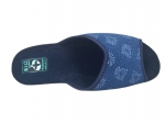 61-29787 ADANEX BIO Anatomic Pu Sole GRANATOWE W KWIATKI kapcie klapki profilaktyczne damskie DIANA Adanex  36-42 - galeria - foto#5