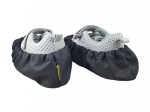 10-102/1dz CZARNE DZIECIĘCE ochraniacze na buty, wielorazowe ortalionowe obuwie ochronne obuwie muzealne, ochronniki, pokrowce na buty dla dzieci - galeria - foto#3