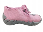 0-110P374N SPEEDY RÓŻOWE BROKAT KRÓLIK :: kapcie buciki obuwie dziecięce poniemowlęce Befado  18-26 - galeria - foto#3