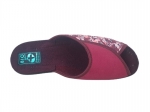 61-29152 ADANEX BIO SILVIA BORDOWE W KWIATKI laczki kapcie klapki profilaktyczne na koturnie  damskie z odkrytymi palcami Adanex Anatomic PU SOLE 37-4 - galeria - foto#5
