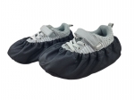 10-102/1dz CZARNE DZIECIĘCE ochraniacze na buty, wielorazowe ortalionowe obuwie ochronne obuwie muzealne, ochronniki, pokrowce na buty dla dzieci - galeria - foto#2