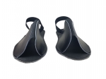 10-210/1DAP ANTYPOŚLIZGOWE czarne ochronne filcowe/tworzywowe obuwie muzealne, wielorazowego użytku ochraniacze DAMSKO MĘSKIE 30,5cm - galeria - foto#3