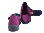02-584B111 c.nieb c.fiolet kapcie na rzep:: WKŁADKI SKÓRZANE :: buciki wcz.dziecięce buty dla dziecka Befado - galeria - foto#2