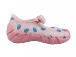 0-109P266 SPEEDY RÓŻOWE MUSZELKI ::  kapcie buciki czółenka obuwie dziecięce poniemowlęce Befado  18-26 - galeria - foto#3