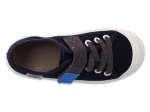 1-351X047 Tim GRANATOWE :: półtrampki chłopięce na rzep i sznurówki gumki kapcie buciki obuwie dziecięce buty Befad - galeria - foto#5