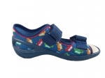20-063X029 SUNNY GRANAT AUTA  sandałki : WKŁADKI PROFILOWANE : sandały profilaktyczne  - kapcie obuwie dziecięce Befado  26-30 - galeria - foto#3