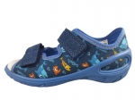 20-063X030 SUNNY GRANAT RYBKI  sandałki : WKŁADKI PROFILOWANE : sandały profilaktyczne  - kapcie obuwie dziecięce Befado  26-30 - galeria - foto#2