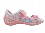 20-063X033 SUNNY KOLOROWE ŁUSKI sandałki : WKŁADKI SKÓRZANE  : sandały profilaktyczne  - kapcie obuwie dziecięce Befado  26-30 - galeria - foto#3