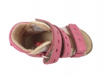 8-B-23rz BAJBUT RÓŻOWE lniane styrogum buty sandałki trzewiki kapcie ortopedyczne profilaktyczne WKŁADKI SKÓRZANE ORTO SUPINUJĄCE dziecięce 19 - galeria - foto#5
