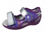 01-353P003 SUNNY fioletowe sandałki sandały profilaktyczne kapcie obuwie dziecięce Befado  20-25 - galeria - foto#2