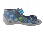 01-250P098 SNAKE SZARE W ROBOTY :: sandalki kapcie buciki obuwie dziecięce wcz.dziecięce buty Befado Snake - galeria - foto#3