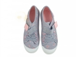 21-351Y031 TIM SZARY BROKAT półtrampki tenisówki na rzep sznurówki gumki kapcie chłopięce na rzep BEFADO  31-36 - galeria - foto#7
