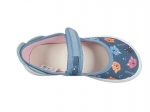 1-143X005 BAREFOOT NIEBIESKIE W KOTKI BALERINKI DZIEWCZĘCE  BEFADO Z PACHNĄCĄ PODESZWĄ I WKŁADKAMI SKÓRZANYMI 25-30 - galeria - foto#5