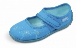 1-352/104 c.niebieskie czółenka-buciki dziewczęce Befado - galeria - foto#1