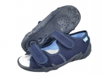 20-33-378P GRANAT ZYGZAK niebieski : WKŁADKI PROFILOWANE : sandałki - sandały profilaktyczne  - kapcie obuwie dziecięce Renbut  26-30 - galeria - foto#1