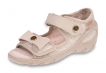 20-433X019 SUNNY złote z brokatem sandałki sandały profilaktyczne kapcie obuwie dziecięce Befado  26-30 - galeria - foto#1