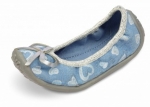 21-3980/7 srebrno niebieskie czółenka-fasolki-buciki dziewczęce Befado - galeria - foto#1