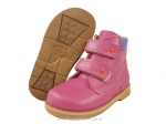 8-B-86crż c.różowe, buty, trzewiki na rzepy, obuwie dziecięce przedszkolne 23-34  Bajbut - galeria - foto#1