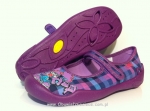 20-114Y059 Blanca fioletowe w kratkę hip hop czółenka dziewczęce kapcie-buciki  obuwie dziecięce  Befado 31-36 - galeria - foto#1