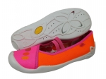 21-116Y135 BLANCA różowo pomarańczowe balerinki czółenka dziewczęce kapcie buciki obuwie dziecięce buty Befado  31-36 - galeria - foto#1