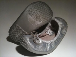 1-893/22 srebrne czółenka baletki fasolki buciki dziewczęce BEFADO - galeria - foto#1