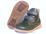 8-B-86zi zielone buty, trzewiki na rzepy, obuwie dziecięce przedszkolne 23-34  Bajbut - galeria - foto#1