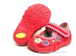 0-109P059 SPEEDY różowe kapcie-buciki-czółenka-obuwie dziecięce poniemowlęce Befado - galeria - foto#1