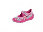 0-109P063 SPEEDY szaro różowe kapcie buciki czółenka obuwie dziecięce poniemowlęce Befado  18-25 - galeria - foto#1