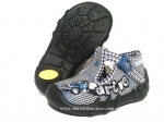 0-110P156 SPEEDY szafirowe kapcie-buciki obuwie dziecięce poniemowlęce Befado  18-26 - galeria - foto#1