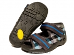 01-250P037 SNAKE czarno niebieskie sandalki kapcie buciki obuwie dziecięce wcz.dziecięce buty Befado Snake - galeria - foto#1