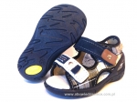 01-065P050 SUNNY w kratkę sandałki - sandały profilaktyczne  - kapcie obuwie dziecięce Befado  20-25 - galeria - foto#1