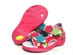 01-065P052 SUNNY różowe sandałki - sandały profilaktyczne  - kapcie obuwie dziecięce Befado  20-25 - galeria - foto#1