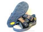 20-065X047 SUNNY granatowe sandałki - sandały profilaktyczne  - kapcie obuwie dziecięce Befado  26-30 - galeria - foto#1