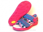 20-065X057 SUNNY nieb-różowe sandałki - sandały profilaktyczne  - kapcie obuwie dziecięce Befado  26-30 - galeria - foto#1