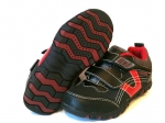 24-U278A czarno/czerwone obuwie sportowe dziecięce Hasby - galeria - foto#1