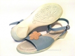 12-mc936 niebieski sandały dziewczęce 33-36  Maciejka - galeria - foto#1