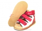 8-1299-1055 biało c.różowe amarantowe buty-sandałki-kapcie profilaktyczne  przedszk. 26-30  Mrugała - galeria - foto#1