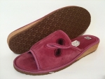 6-no3op c.różowe kapcie pantofle papucie aksamitne dziewczęce damskie Nobex - galeria - foto#1