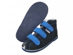 8- 33-BD195 BOLO CZARNY CHABER:WKŁADKI PROFILOWANE:  ortopedyczne profilaktyczne kapcie sandałki dziecięce przedszk. 26-33 buty Postęp RENBUT - galeria - foto#1