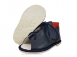 8-BP38MA/0 KUBA GRANAT CZERWONE kapcie sandałki obuwie profilaktyczne wcz.dzieciece 18-23 buty Postęp - galeria - foto#1