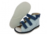 8-BP38MP/A MIGOTKA BŁĘKIT j.niebieskie kapcie na rzepy sandałki obuwie profilaktyczne przedszk. 24-26 buty Postęp - galeria - foto#1