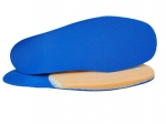 91-063-13 ortopedyczne supinujące wkładki do obuwia dziecięcego, lekkie, kopolimerowe niebieskie ( 22 - 33 ) 14cm - 21cm  Ormex - galeria - foto#1