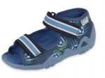 01-250P100 SNAKE GRANATOWE W  PIŁKI :: sandalki kapcie buciki obuwie dziecięce wcz.dziecięce buty Befado Snake - galeria - foto#1