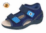 20-065X170 SUNNY GRANATOWE sandałki : WKŁADKI SKÓRZANE  : sandały profilaktyczne  - kapcie obuwie dziecięce Befado  26-30 - galeria - foto#1