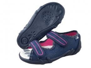 20-33-378PN GRANAT BROKAT   : WKŁADKI PROFILOWANE : sandałki, sandały profilaktyczne  kapcie obuwie dziecięce Renbut  26-30