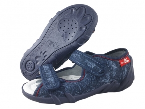 20-33-378P GRANAT MARMUREK : WKŁADKI PROFILOWANE : sandałki - sandały profilaktyczne  - kapcie obuwie dziecięce Renbut  26-30